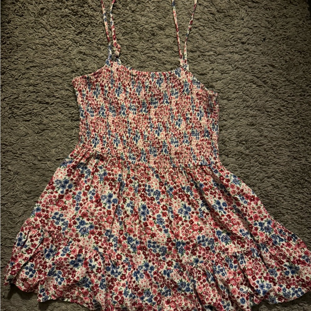 Angie Multicolor Smocked Dress